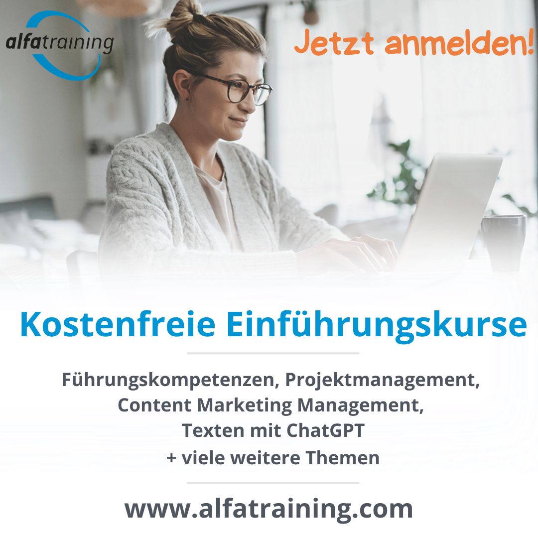 Kostenfreie Einführungskurse