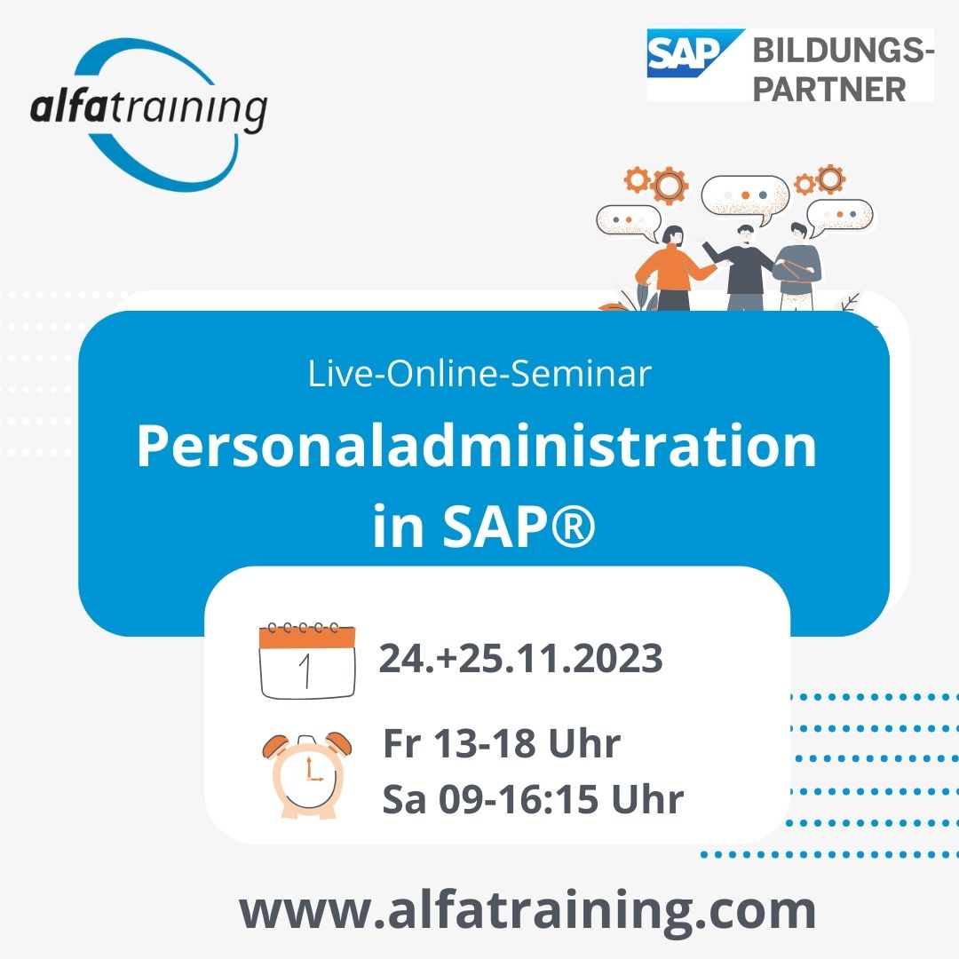 Personaladministration in SAP