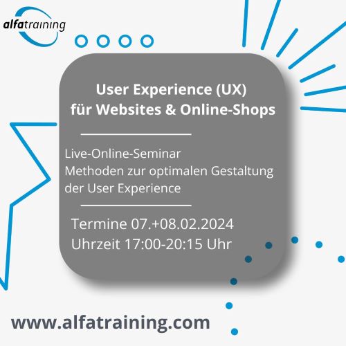 User Experience (UX) für Websites & Online-Shops