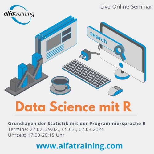 alfatraining.com | Link in Bio Data Science mit R
